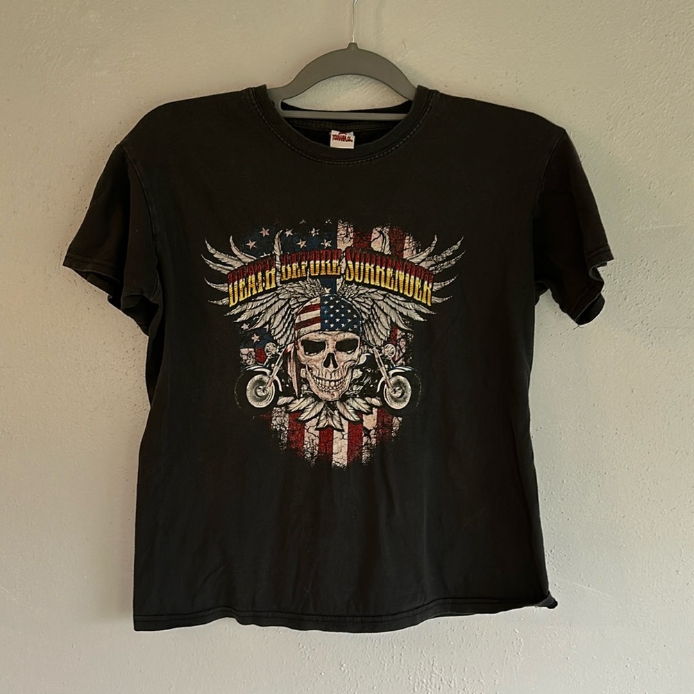 Youth, medium, biker shirt